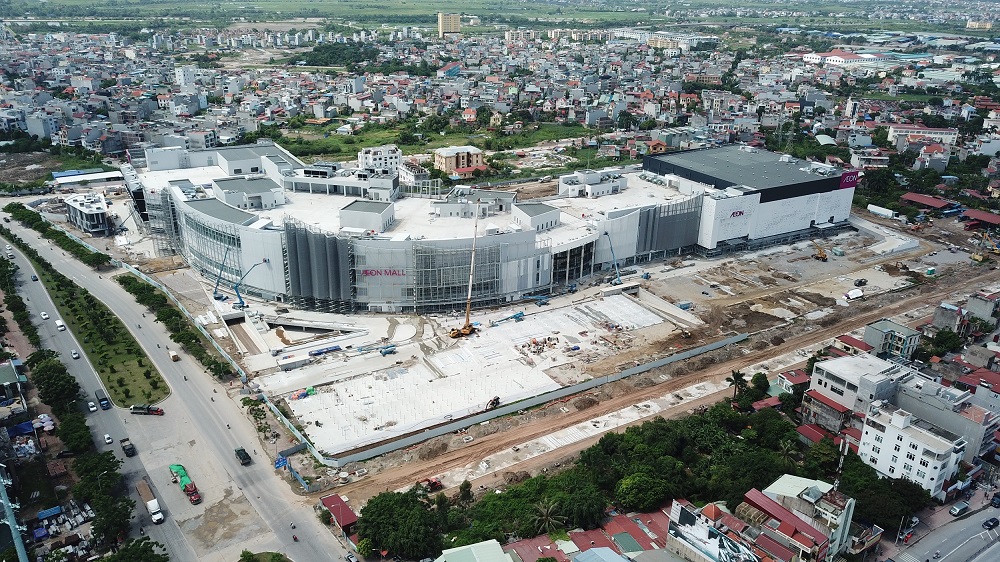 View of AEON MALL Hai Phong Le Chan from the northeast (updated August 2020)