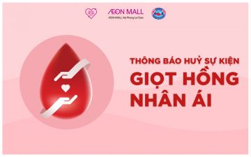 Hiến máu nhân đạo AEON MALL Hải Phòng Lê Chân