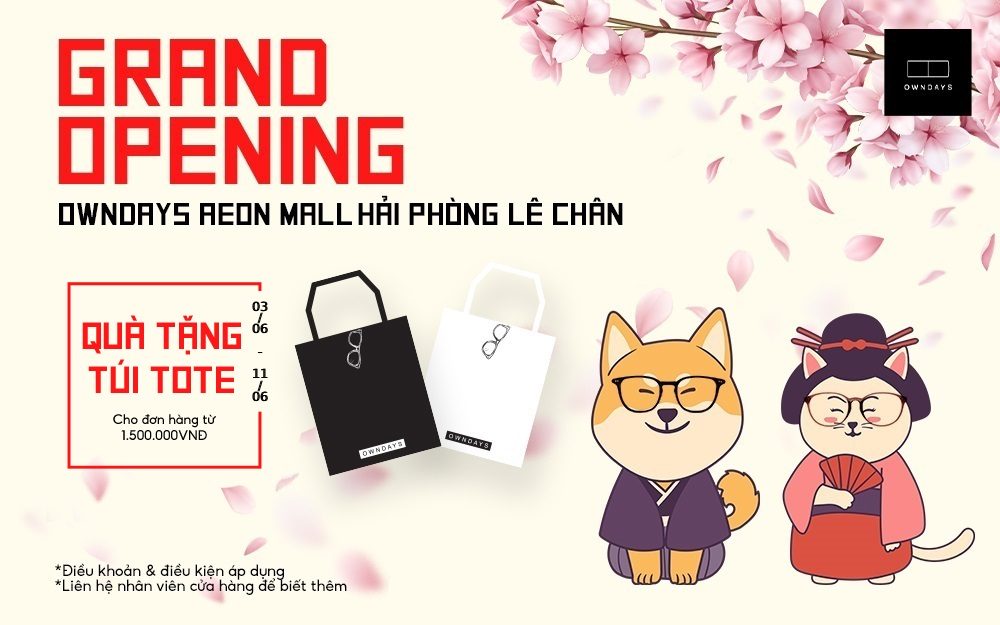 OWNDAYS AEON MALL HAI PHONG LE CHAN IS BACK! - AEON MALL Hải Phòng Lê Chân