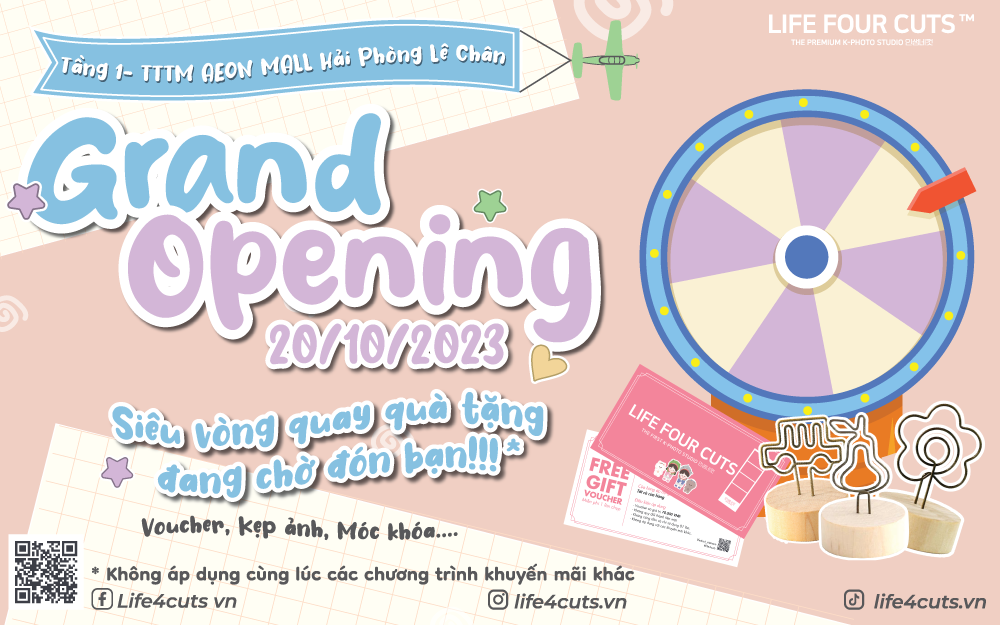 LIFE4CUTS OPENING IN 1ST FLOOR – AEON MALL HAI PHONG LE CHAN