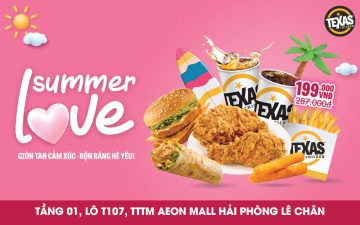 TEXAS CHICKEN | RỘN RÀNG HÈ YÊU – SĂN LY XINH LY BLING SIÊU YÊU
