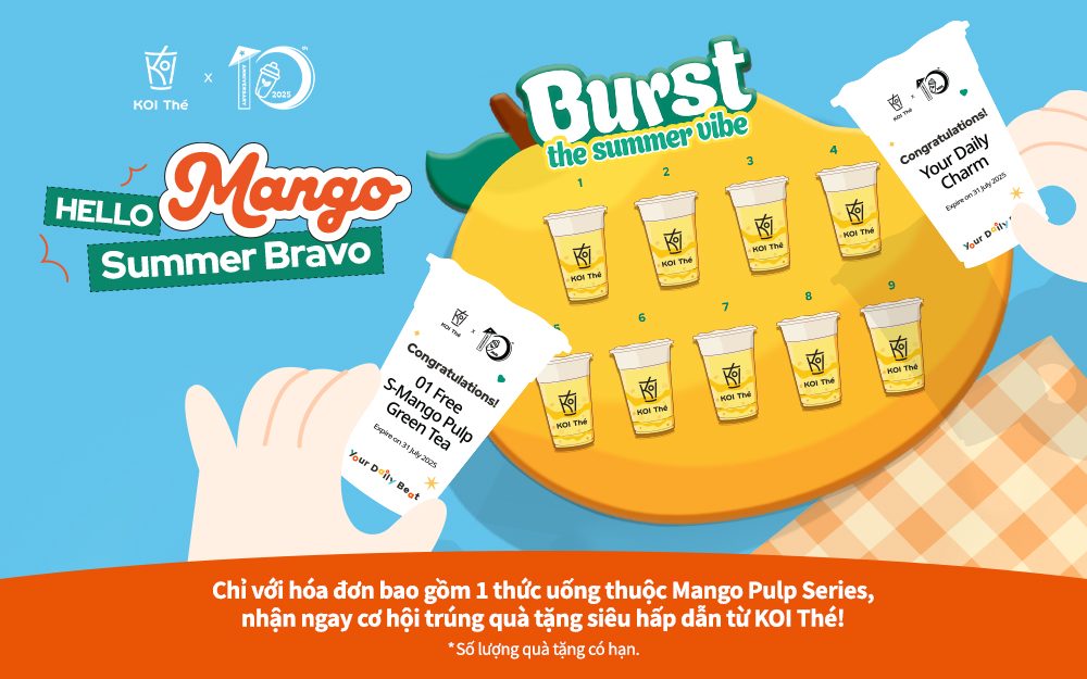 KOI THÉ | 🎉 HELLO MANGO, SUMMER BRAVO! 🥭🌞