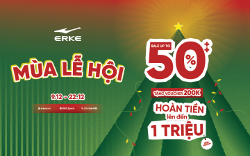 MÙA LỄ HỘI –  SALE UP TO 50% TẶNG VOUCHER 200K HOÀN TIỀN LÊN ĐẾN 1 TRIỆU