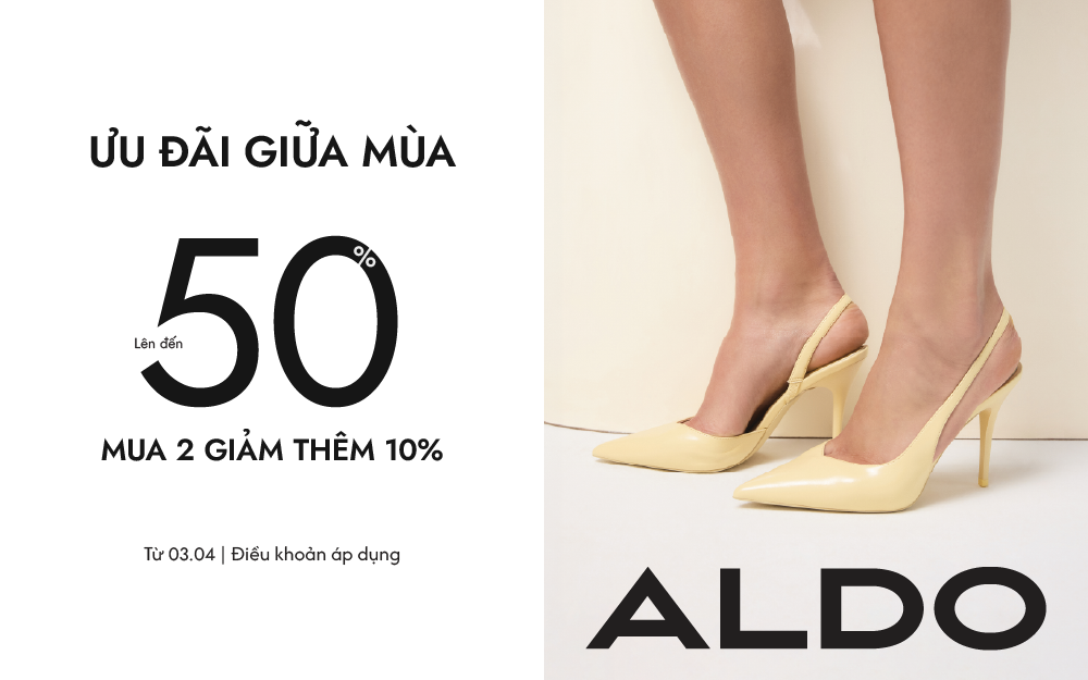 ALDO | ƯU ĐÃI GIỮA MÙA