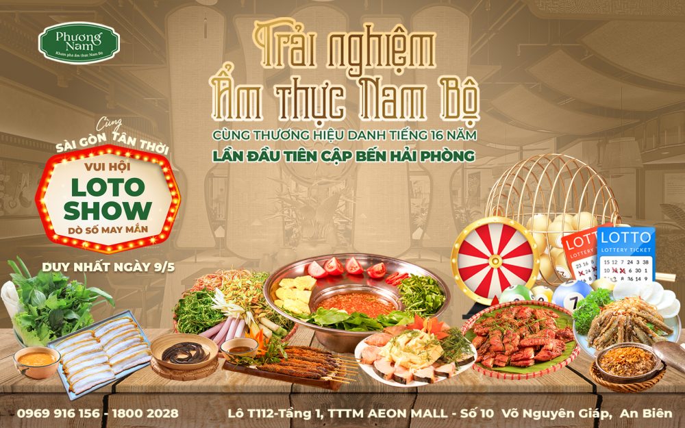 Trải nghiệm ẩm thực Nam Bộ cùng thương hiệu danh tiếng 16 năm 🌿 Lần đầu tiên cập bến Hải Phòng
