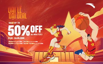 🎯ANTA SALE CHỒNG SALE ĐÓN ĐẠI LỄ, GIẢM SỐC TỚI 50% VÀ HƠN THẾ NỮA