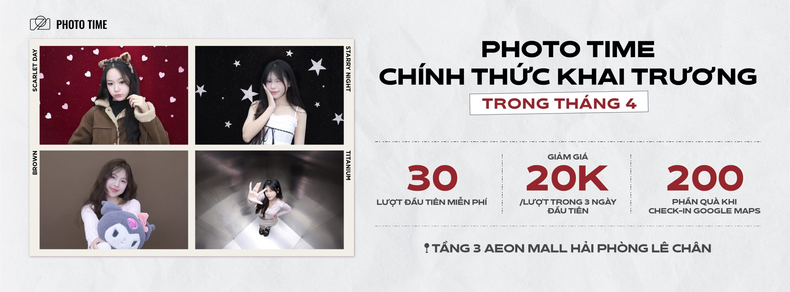 Khai trương photobooth