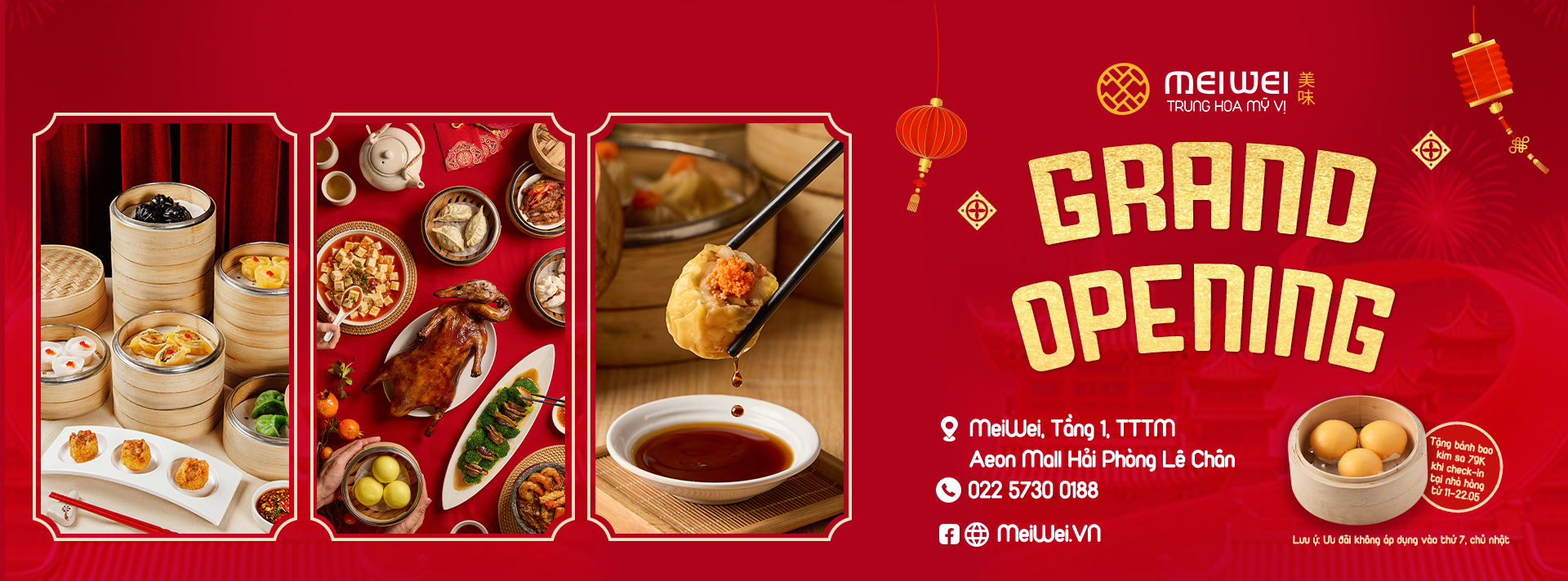 Mei Wei mời bạn bánh bao kim sa