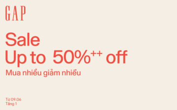 GAP | END-OF-SEASON SALE- SALE UP TO 50%, GIÁ CHỈ TỪ 199K🔥