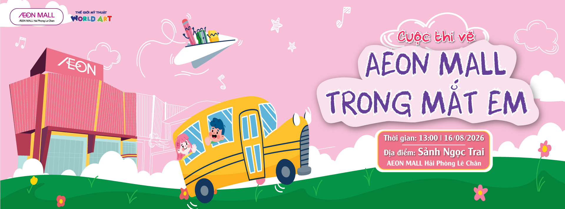 AEON MALL TRONG MẮT EM – NƠI SẮC MÀU KỂ CÂU CHUYỆN 