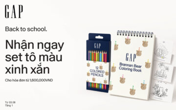 🖍️GAP TO SCHOOL – NHẬN SET TÔ MÀU XINH XẮN KHI MUA SẮM TẠI GAP