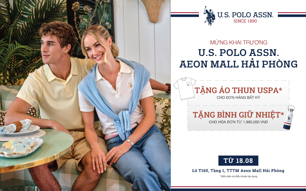 MỪNG KHAI TRƯƠNG U.S. POLO ASSN. AEON MALL HẢI PHÒNG