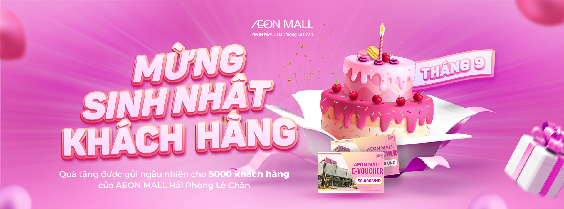 KH sinh nhật tháng 9