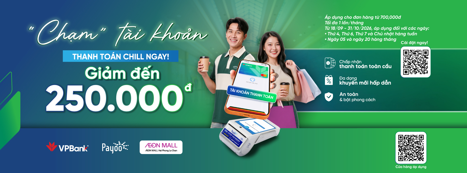💳✨ CHẠM VPBANK NEO – GIẢM ĐẾN 250.000 VNĐ ✨💳