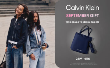 CALVIN KLEIN | SEPTEMBER GIFT – TẶNG COMBO TÚI KÈM DÙ CAO CẤP