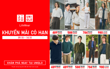 NGÀY ĐÔI 10.10, ƯU ĐÃI HẤP DẪN CHỜ ĐÓN BẠN TẠI UNIQLO